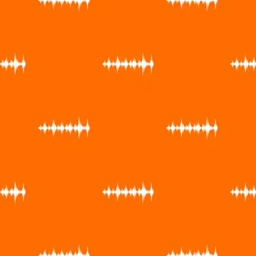 Music sound waves pattern seamless 스톡 일러스트
