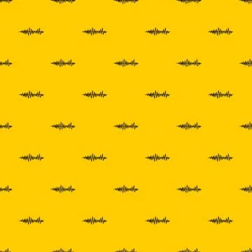 Music sound waves pattern vector 스톡 일러스트