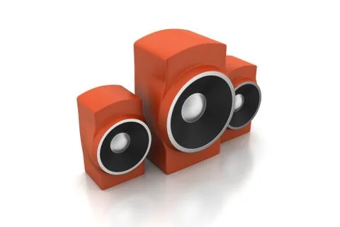 Music speaker Free Stock Illustration