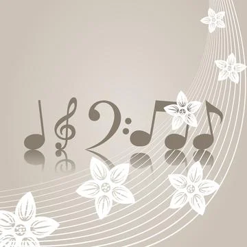 Music of spring 스톡 사진