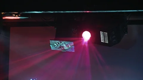 MUSIC STAGE LIGHTS Stock Footage 87332154