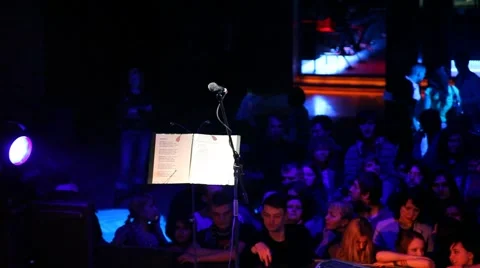 Music stand Stock Footage 2873347