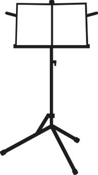 Music stand Stock Illustration