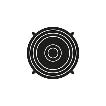 Music stereo - vector speaker system, sound equipment illustration Stock Illustration