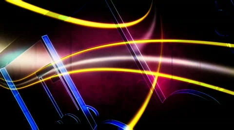 Music Streaks Looping Background Stock Footage