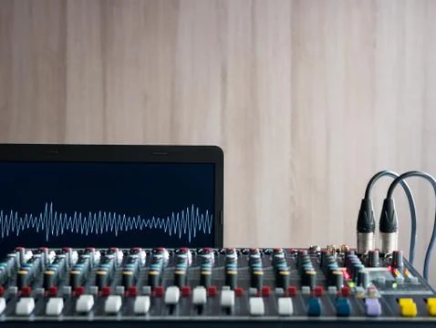 Music studio interior 库存照片