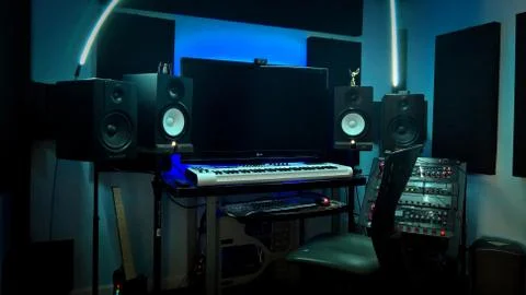 Music Studio Interior Foto stock