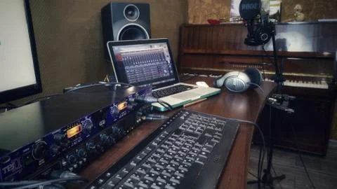 Music studio Stock Photos