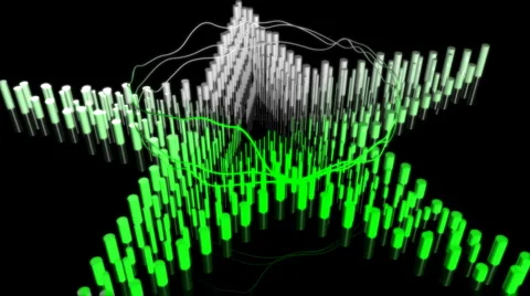 Music Super Star Graphic Equalizer 85 (HD) 動画素材 1037876