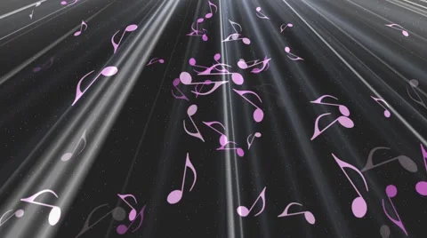 Music Symbol Rain Stock Footage 44145838