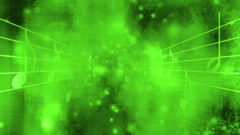 Music technology looping digital green animated background Stock Footage 340026158