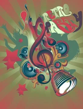 Music theme Stockillustratie