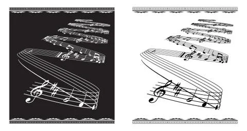 Music theme Stock Illustration