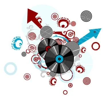 Music theme Stock Illustration