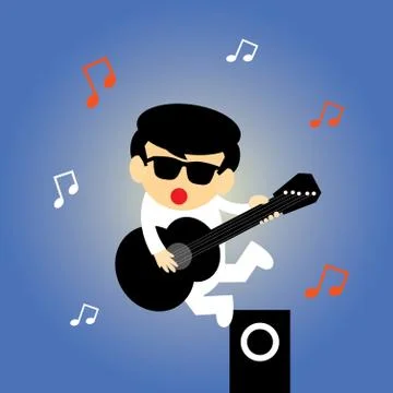 Music vector cartoon Stock Illustration