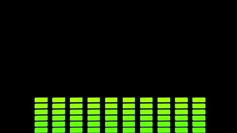 Music Visualization Waveform with Dynamic Audio Bars. 스톡 동영상 336033863