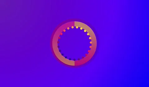 Music visualizer on gradient abstract background, visualizer video Stock Footage 339065605