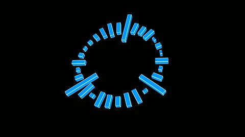 Music Visualizer.Seamless loop.Alpha matte Stock Footage 47008227