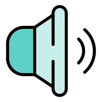 Music volume icon vector flat イラスト素材