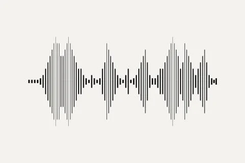 Music wave background Stock Illustration