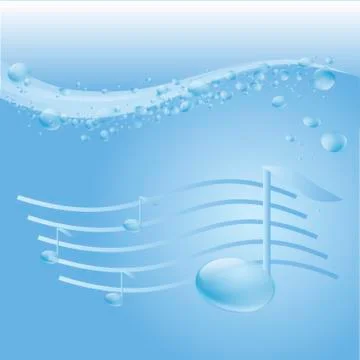 Music wave Illustrazione stock