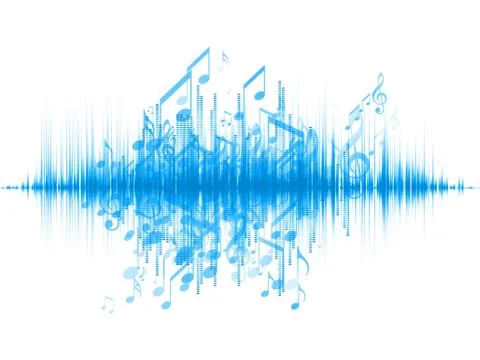 Music Wave Stock Illustration