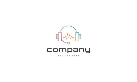 Music Wave vector logo image Stock Illustration