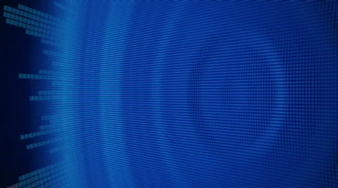 Music waves blue background. With equalizer Stock-Footage 800344