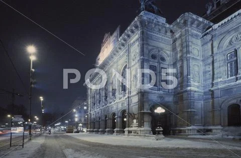 Music winter art classical cold stage state in Stock Photos