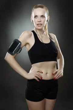 Music to workout to Stock Photos