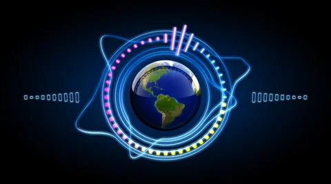 Music World and Graphic Equalizer - Equalizer 58 (HD) Stock Footage