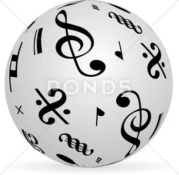 Music world.jpg Stock Illustration