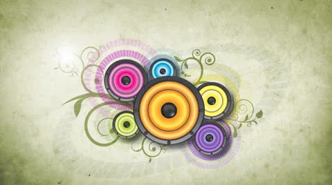 Musical background Stock Footage 25053768