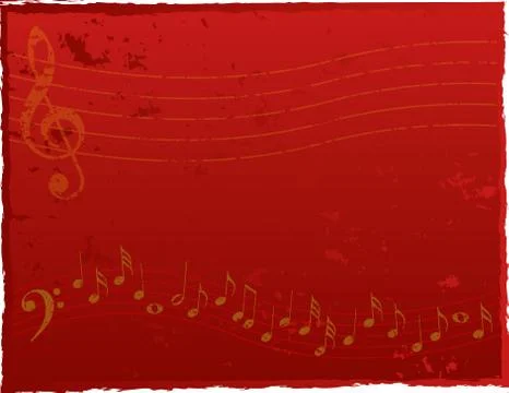 Musical background Stockillustratie