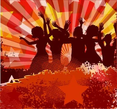 Musical background. Stock-Illustration