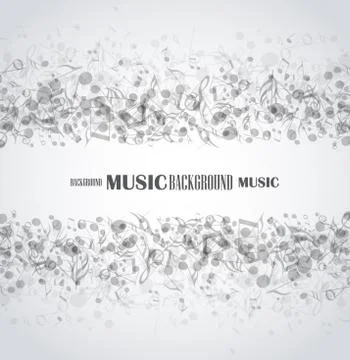 Musical Background Stock Illustration