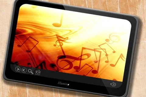 Musical background Stock Illustration