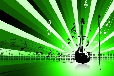 Musical background Illustrazione stock
