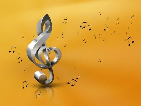 Musical background Stock Illustration