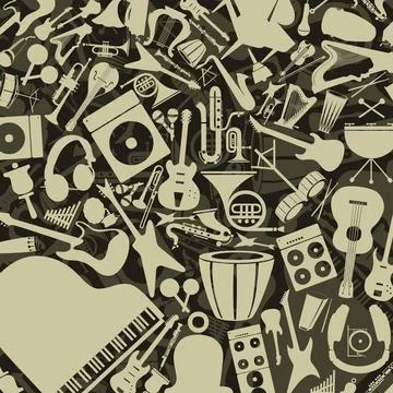 Musical background9 Stock Photos