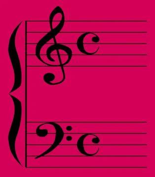 Musical Clefs Stock Illustration