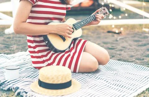 Musical creative relax Stock Photos