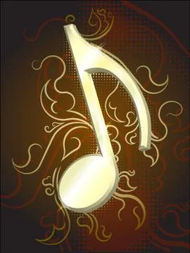Musical decor Stock Illustration