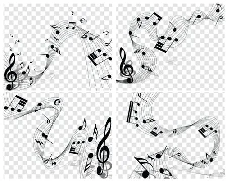Musical Designs Stock Illustration