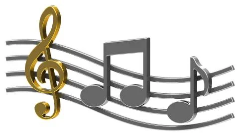 Musical elements Stock Illustration