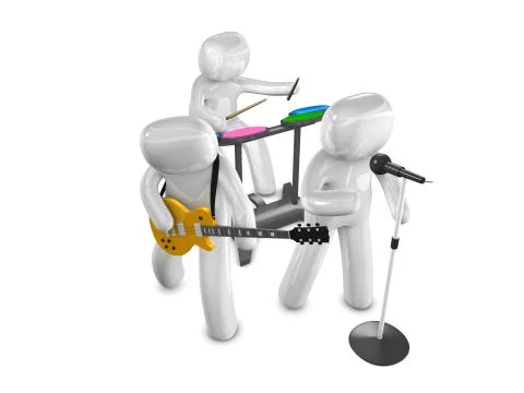 Musical group 스톡 일러스트