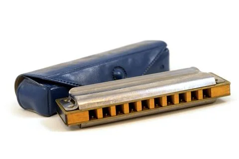 Musical Harmonica Instrument Stock Photos