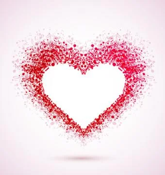 Musical heart Stock Illustration