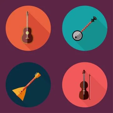 Musical instrument Illustrazione stock