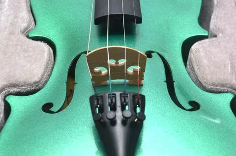 Musical instrument violin. Tool elements Stock Photos